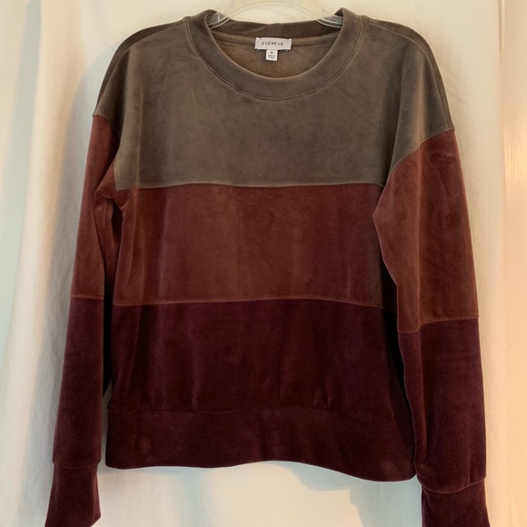 Evereve valour color block "Gracey' pullover top - Picture 1 of 7